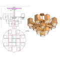 Wall High Quality Chandeliers Big Luxury Rectangular Crystal Chandelier